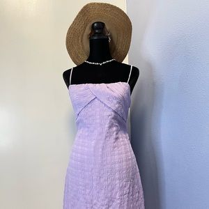Purple Korean Summer Cami Dress